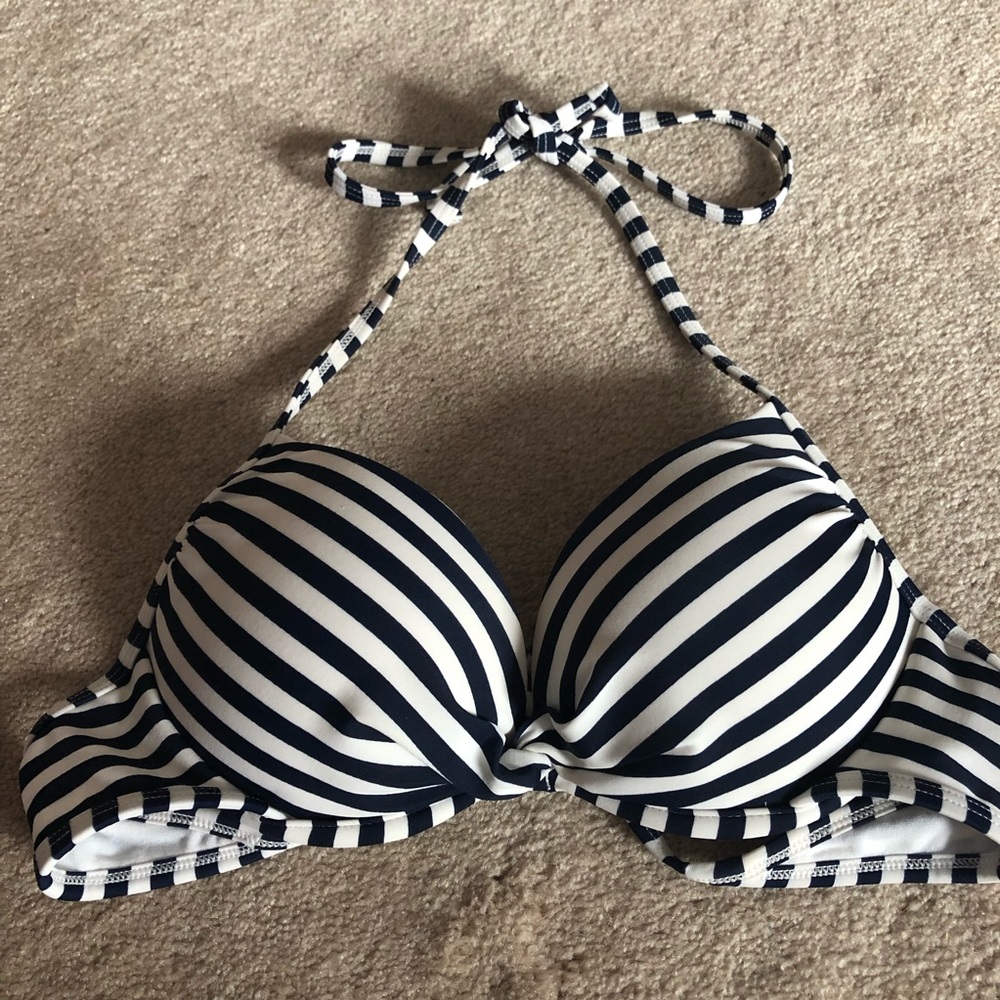 Old Navy Stripe Bikini Top